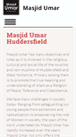 Mobile Screenshot of masjidumar.co.uk